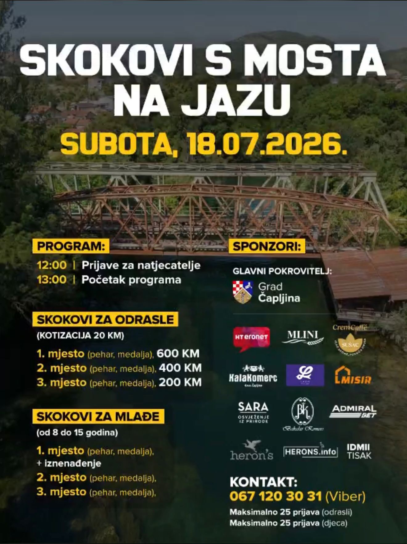 Skokovi s mosta na jazu