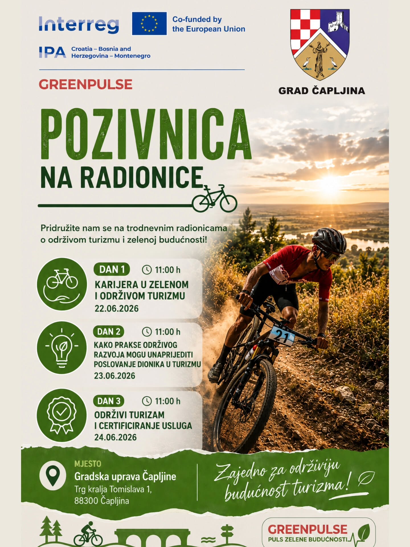 Održivi turizam – prilika za nove poslovne ideje i razvoj zajednice